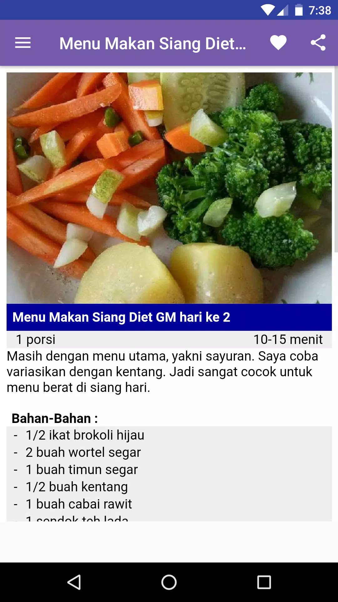 Resep Diet Gm Terbukti Banget For Android Apk Download