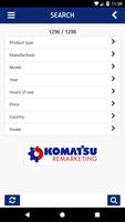 Komatsu ReMarketing Used Equip постер