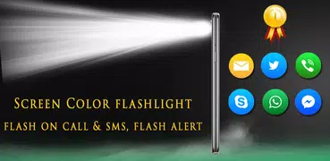 Flashlight: flash on call & sms alerts