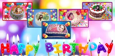 Photos on Birthday Cakes - Cake with name & photo
