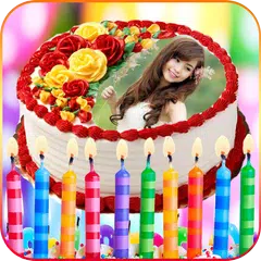 Photos on Birthday Cakes - Cake with name & photo XAPK Herunterladen