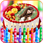 Photos on Birthday Cakes - Cake with name & photo آئیکن