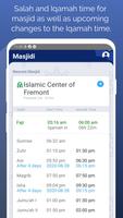Masjidi-Salah and Iqamah times 스크린샷 1