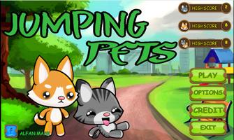 پوستر Jumping Pets : Cat & Dog