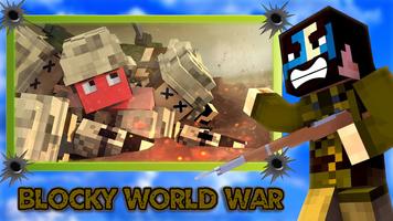 Blocky War Craft - Building & Strike Forces تصوير الشاشة 1