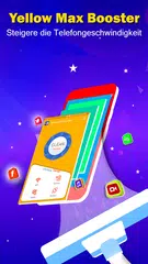 Gelber Max Booster-CPU-Kühler, Max Booster Cleaner APK Herunterladen