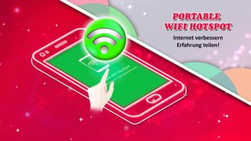 Tragbarer WLAN-Hotspot - Tethering Plakat