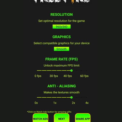 무료 불 GFX 도구-무료 불 Gfx 최신 1.0 Android APK 다운로드