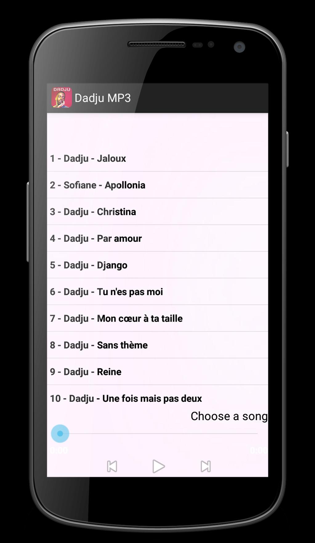 Dadju MP3 APK pour Android Télécharger