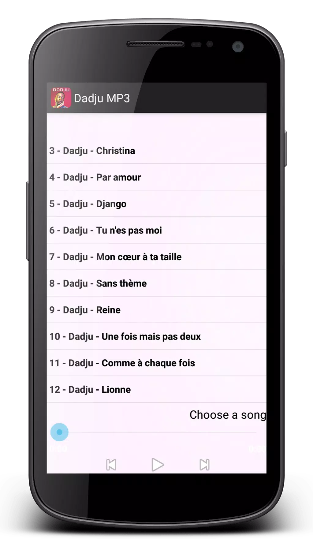 Dadju MP3 APK pour Android Télécharger