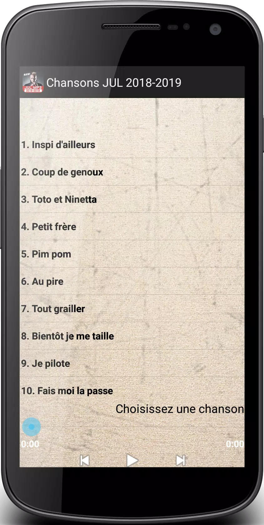 Jul Chansons MP3 APK for Android Download