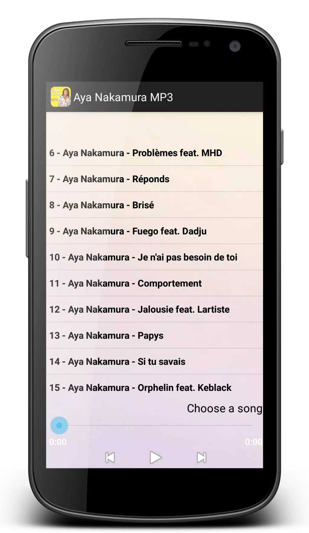 Aya Nakamura MP3 APK for Android Download