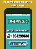 New Free Spins Calc for Coins Master Affiche
