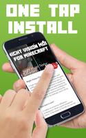 Night Vision Texture Pack MCPE syot layar 1