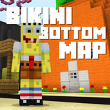 Map Bikini Bottom & Pineapple 