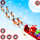 Santa Gift Delivery Christmas icon