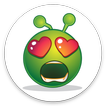 Cute Zoe WAStickerApps Alien Emoji (WAstickerapps)