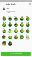 Cute Zoe WAStickerApps Alien Emoji (WAstickerapps) Affiche