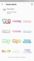 Chat Lingo Text Stickers - WAS capture d'écran 3