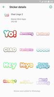 Chat Lingo Text Stickers - WAS imagem de tela 3