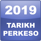 آیکون‌ Tarikh PERKESO 2019