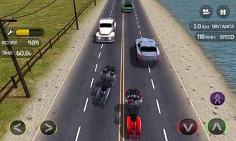 Race the Traffic Moto скриншот 1