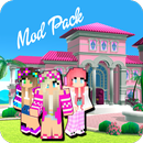 Mod Barbie Pink Map House MCPE APK