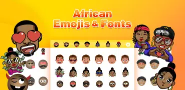 African Emoji Keyboard 2018 - Cute Emoticon