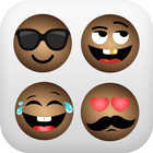African Emoji Keyboard 2018 - Cute Emoticon أيقونة