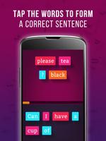 Learn English Sentence Master  الملصق