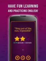 Learn English Sentence Master  captura de pantalla 1