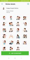 Couple & Love Sticker Pack - New WAStickerApps syot layar 1