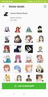 New Anime Sticker for WA - WAStickerApps ảnh chụp màn hình 1