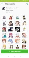 New Anime Sticker for WA - WAStickerApps imagem de tela 1