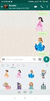 Princess WAStickerApps Sticker Pack for WA اسکرین شاٹ 3