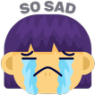WAStickerApps Sad Sticker Pack for WA