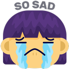 WAStickerApps Sad Sticker Pack for WA ikona