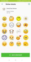 WAStickerApps Sad Sticker Pack for WA Screenshot 1