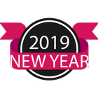 آیکون‌ WAStickerApps Happy New Year 2019 Sticker for WA