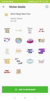 WAStickerApps Happy New Year 2019 Sticker for WA Screenshot 1