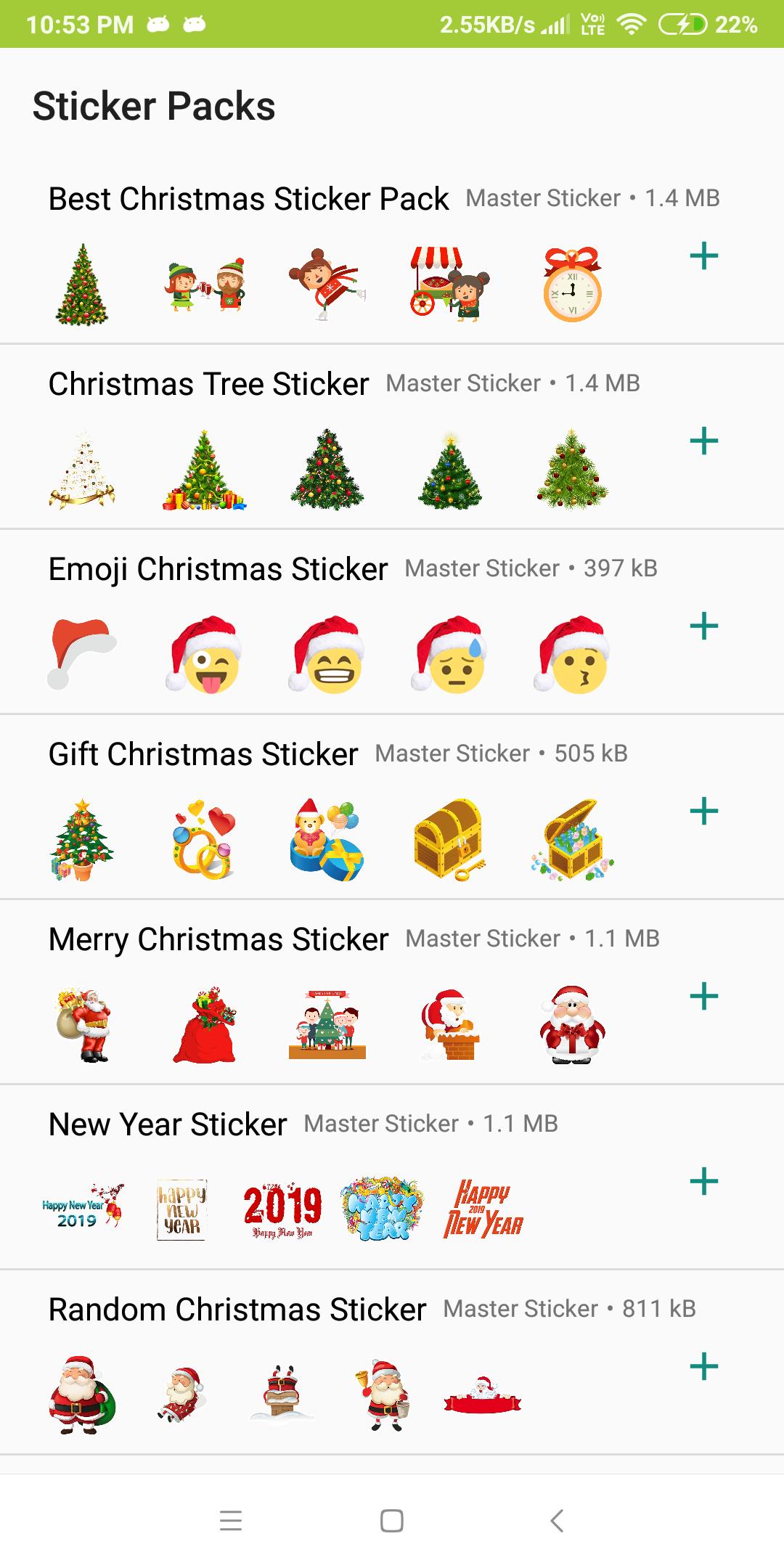 Wastickerapps Christmas Sticker Pack For Wa For Android Apk Download