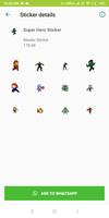 Super Hero WAStickerApps - Sticker Pack for WA تصوير الشاشة 3
