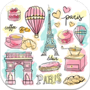 Paris Eiffel WAStickerApps - Sticker Pack for WA APK