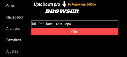 UptoDown Pro Browser पोस्टर