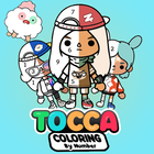 Tocca life Coloring by number simgesi
