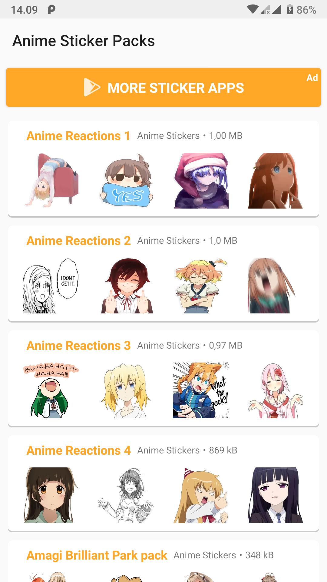 Anime Sticker For Whatsapp Wastickersapps For Android Apk Download