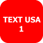 Text Usa ícone