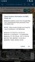 Map coordinate Screenshot 2