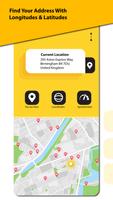 Coordonnées GPS, recherche de position Affiche