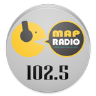 MAP Radio FM 102.5 MHz Zeichen